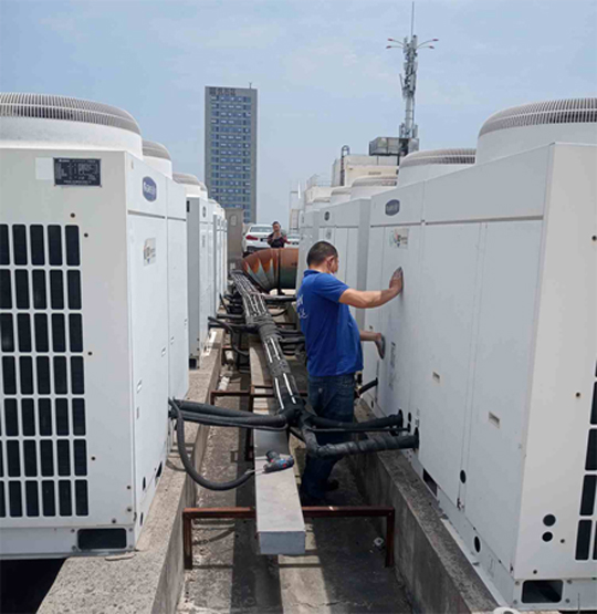 灵武中央空调制热和不制冷系统维修方法